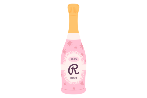 Download A Bottle of Champagne with the Year 1983 - 1983 Collection