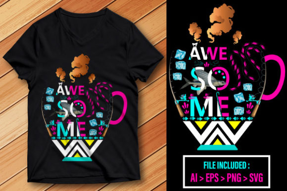 Download Awesome Typography and Trendy  T-shirt - Trendy Collection